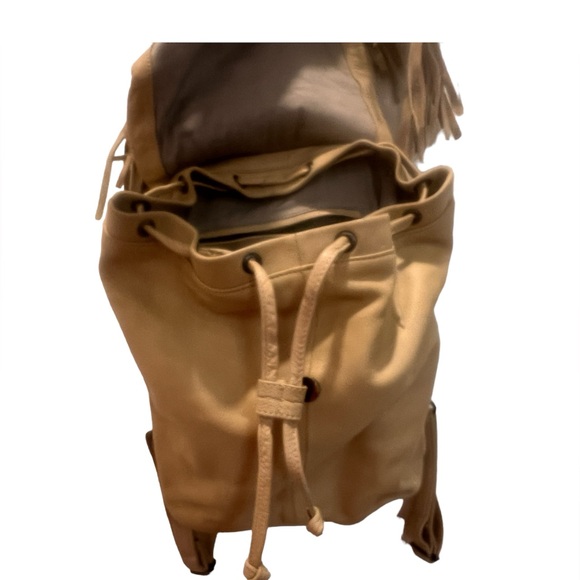 DAY & MOOD | LEATHER BACKPACK FRINGE BACKPACK - Picture 4 of 6